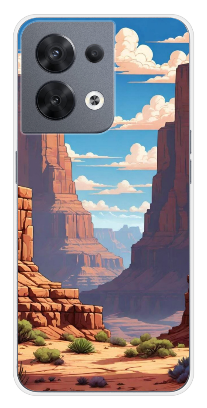 Coque Design "Desert Spirit" – Illustration Canyon & Grand Ouest