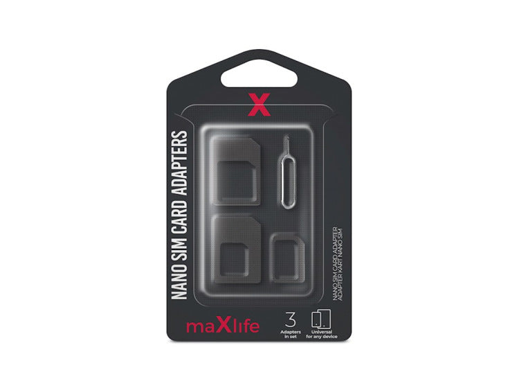 Adaptateurs de carte Nano SIM - Noir