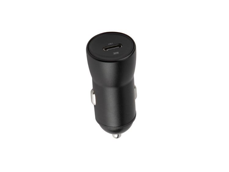 Chargeur de voiture USB-C 20W - Noir
