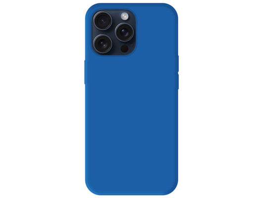 Coque Silicone Mat – Bleu Royal