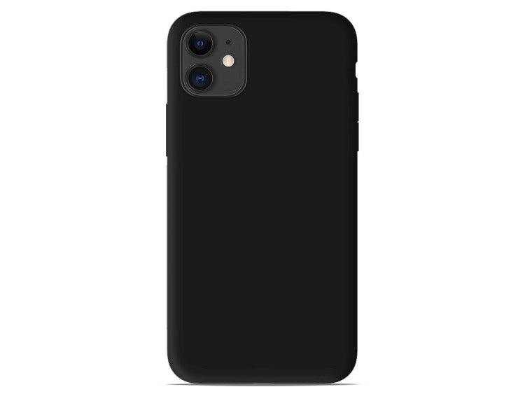 Coque Silicone Mat – Noir Classique