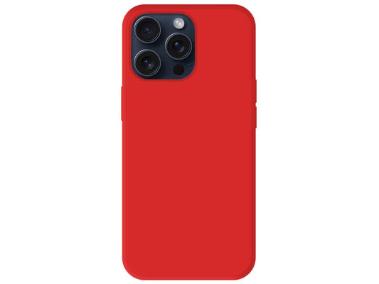 Coque Silicone Mat – Rouge Intense