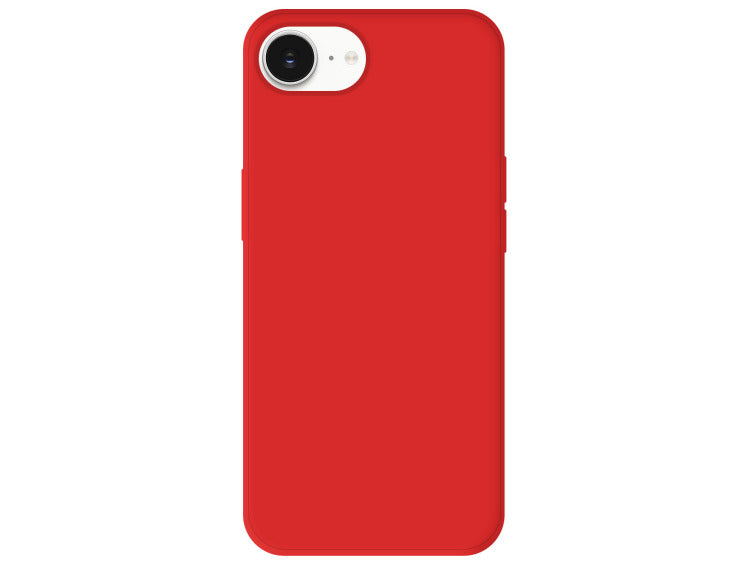 Coque Silicone Mat – Rouge Intense