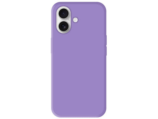 Coque Silicone Mat – Violet Pastel