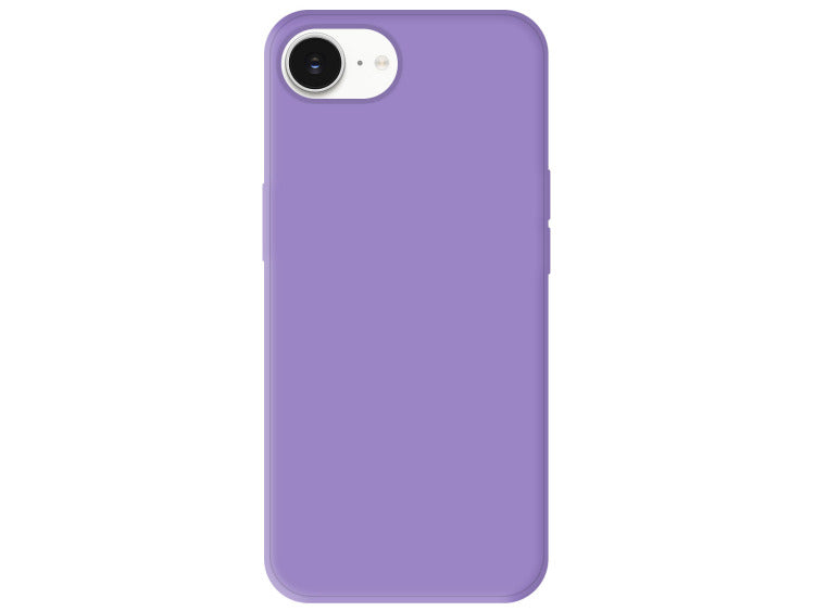 Coque Silicone Mat – Violet Pastel