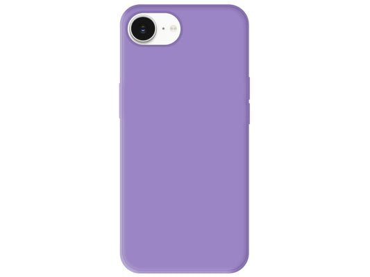 Coque Silicone Mat – Violet Pastel