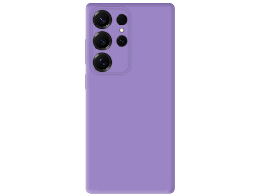 Coque Silicone Mat – Violet Pastel