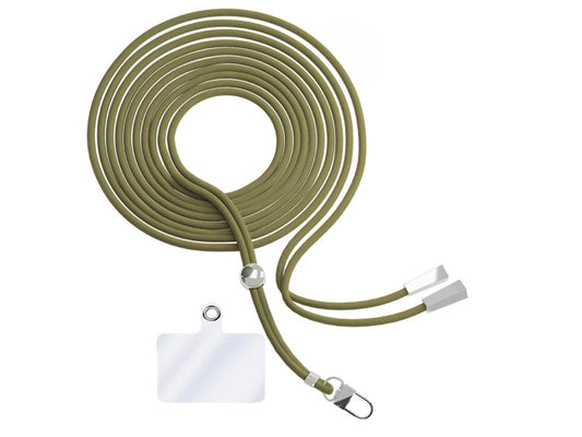 Cordon en Nylon Tressé 80 cm - Kaki