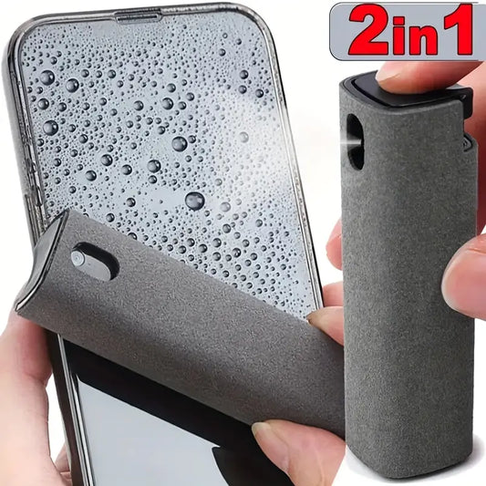 Outil de Nettoyage 2-en-1 en Microfibre Noir