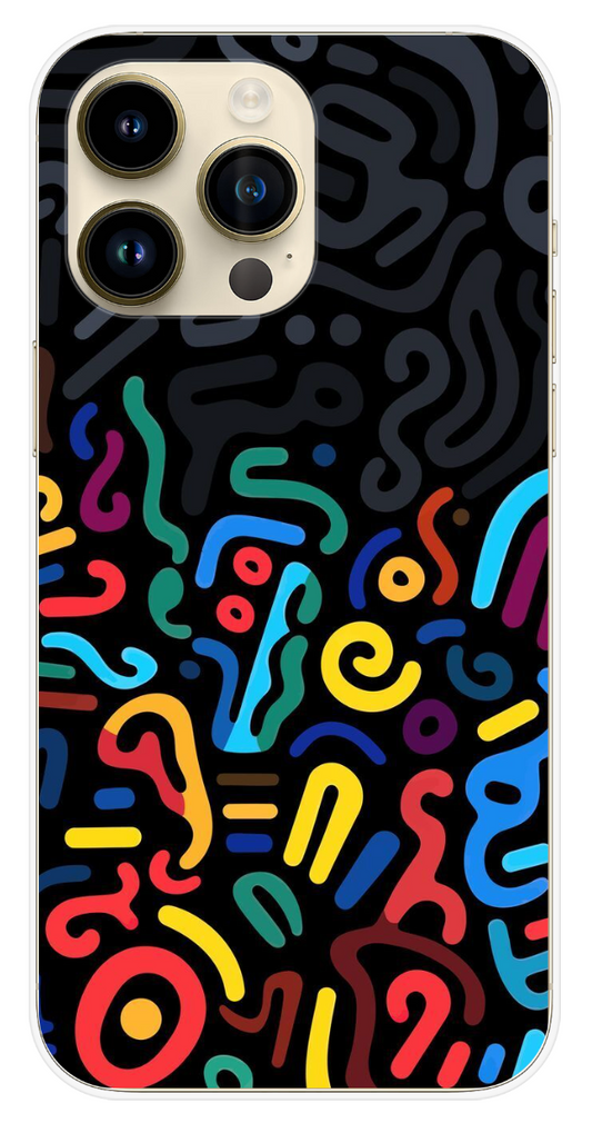 Coque Design "Color Vibes" – Abstrait Multicolore