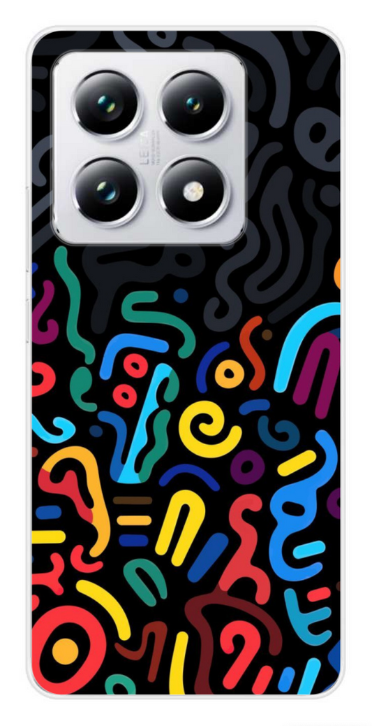 Coque Design "Color Vibes" – Abstrait Multicolore