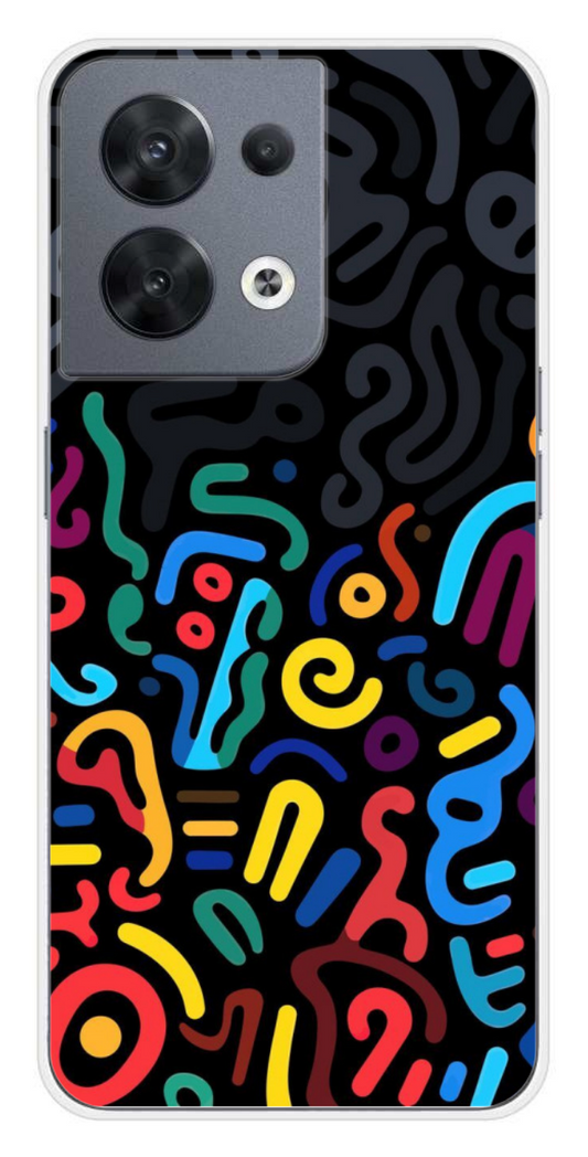 Coque Design "Color Vibes" – Abstrait Multicolore