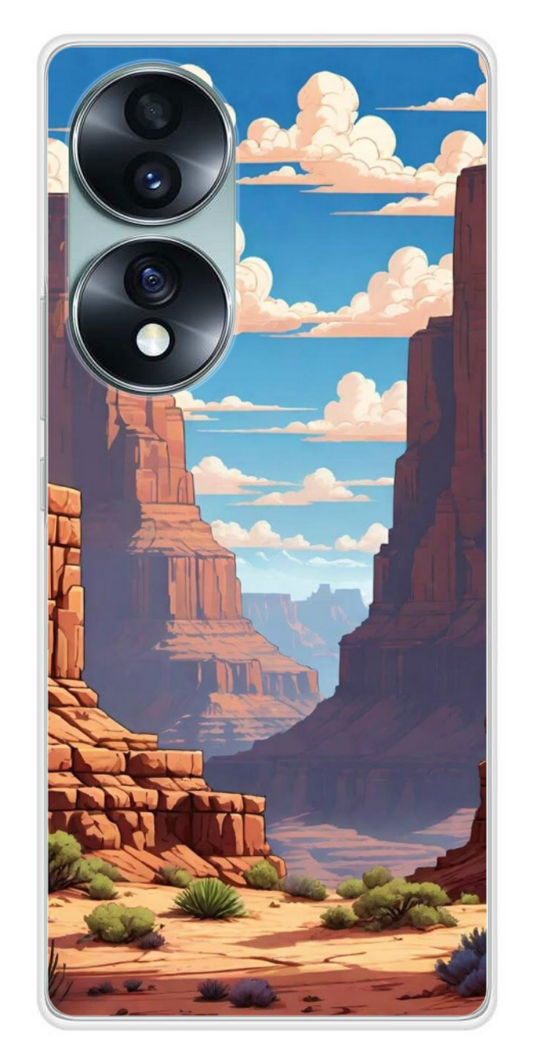 Coque Design "Desert Spirit" – Illustration Canyon & Grand Ouest