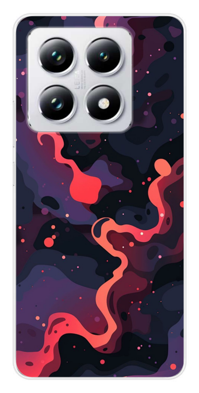 Coque Design "Cosmic Flow" – Abstrait Galactique