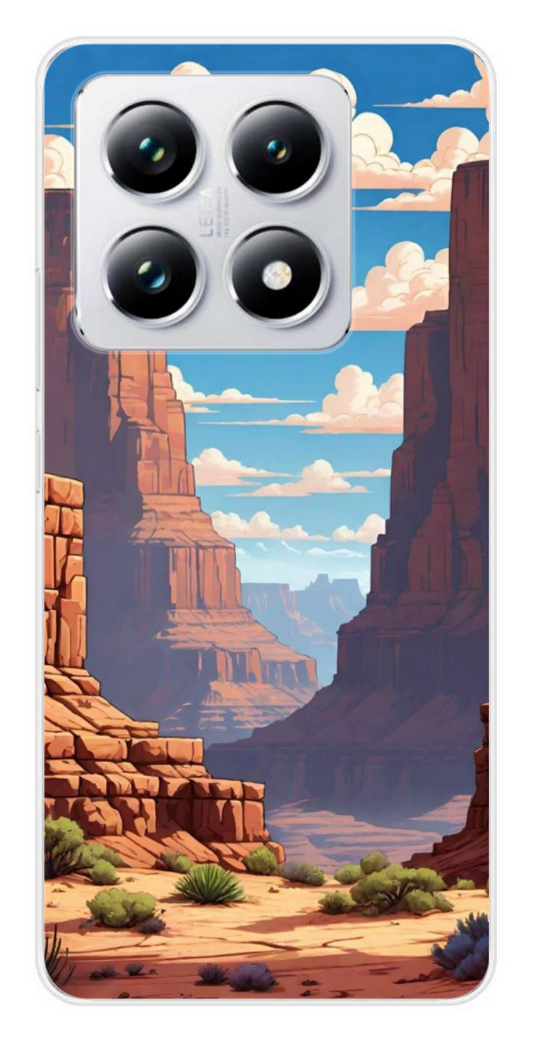 Coque Design "Desert Spirit" – Illustration Canyon & Grand Ouest