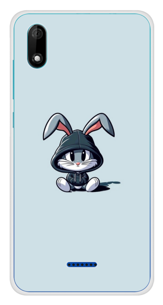 Coque Design "Street Bunny" – Lapin Urbain