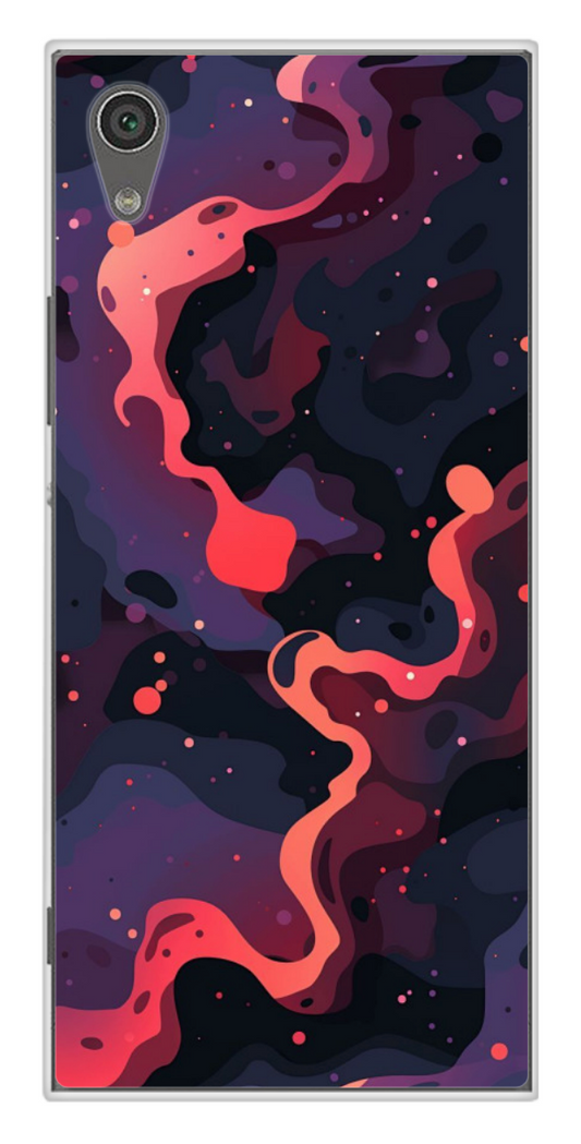 Coque Design "Cosmic Flow" – Abstrait Galactique