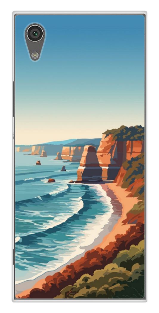 Coque Design "Coastal Vibes" – Illustration Bord de Mer