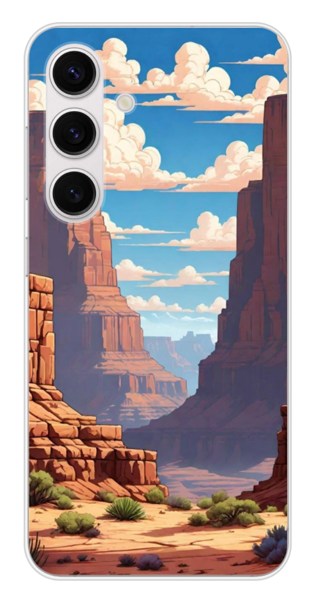 Coque Design "Desert Spirit" – Illustration Canyon & Grand Ouest