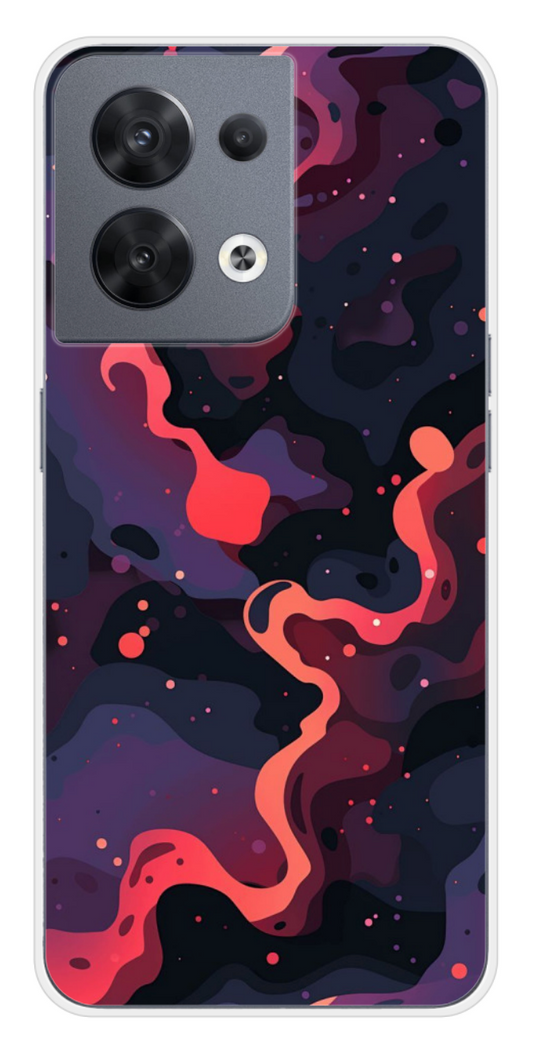 Coque Design "Cosmic Flow" – Abstrait Galactique