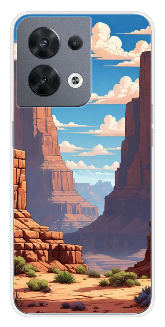 Coque Design "Desert Spirit" – Illustration Canyon & Grand Ouest