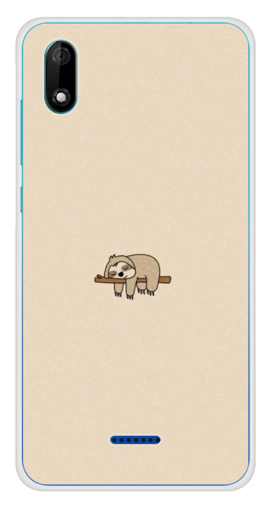 Coque Design "Lazy Sloth" – Paresse Douce & Ambiance Chill