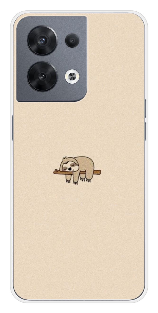 Coque Design "Lazy Sloth" – Paresse Douce & Ambiance Chill