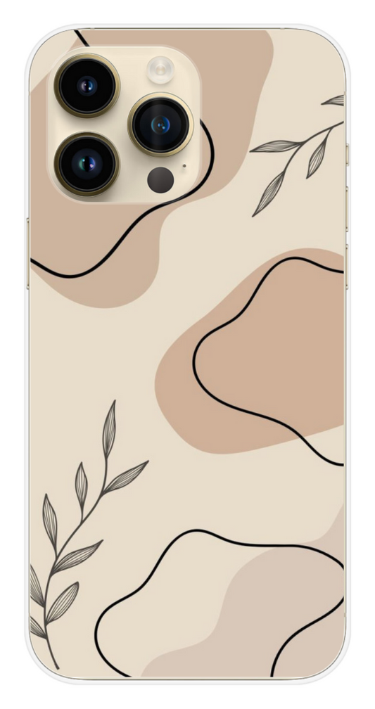 Coque Design "Soft Lines" – Abstrait Naturel & Douceur Organique