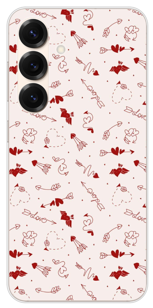 Coque Design "Cupid Love" – Cœurs, Flèches & Romance Intemporelle
