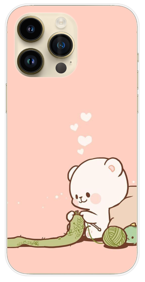 Coque Design "Cute Bear Knit" – Douceur, Tendresse & Cocooning
