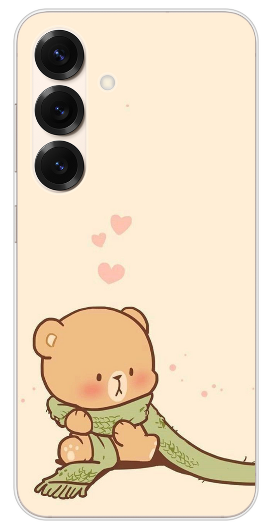 Coque Design "Soft Bear Scarf" – Tendresse, Chaleur & Cocooning