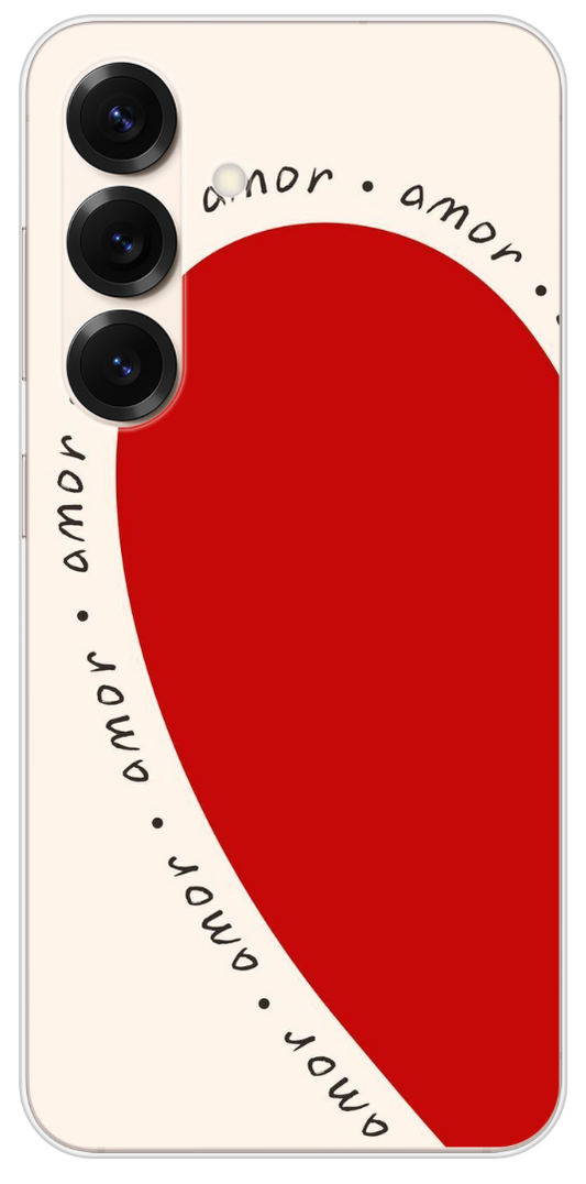 Coque Design "Amor Graphic" – Amour Minimaliste & Style Artistique