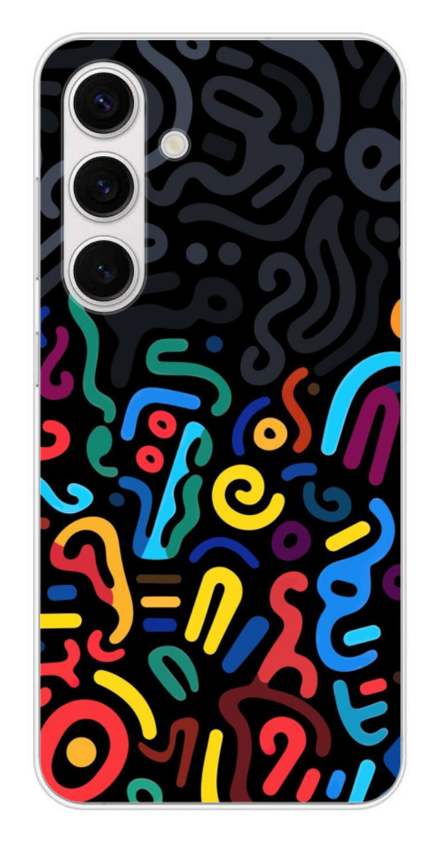 Coque Design "Color Vibes" – Abstrait Multicolore