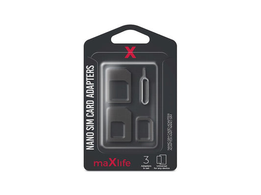 Adaptateurs de carte Nano SIM - Noir