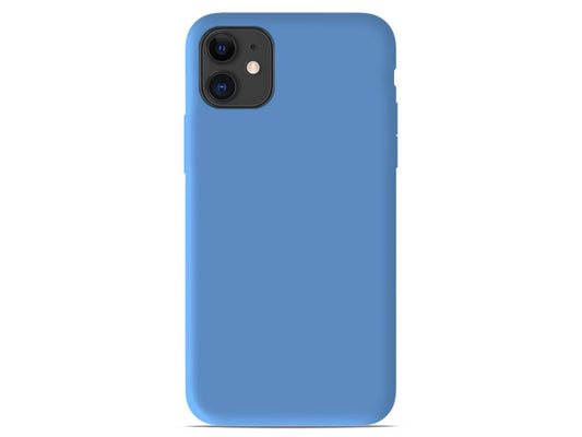 Coque Silicone Mat – Bleu Royal