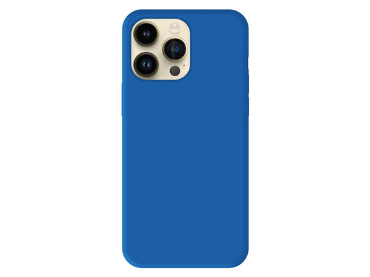 Coque Silicone Mat – Bleu Royal