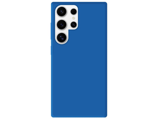 Coque Silicone Mat – Bleu Royal