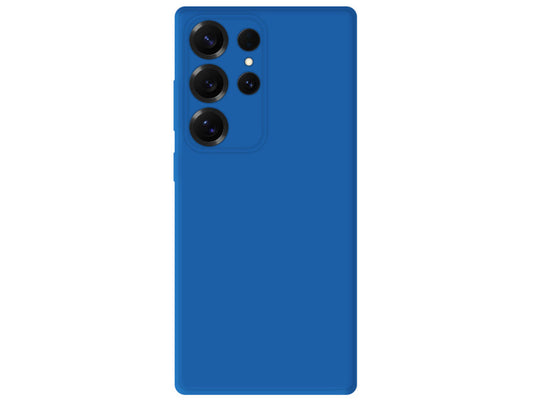 Coque Silicone Mat – Bleu Royal