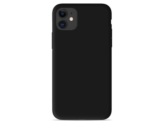 Coque Silicone Mat – Noir Classique