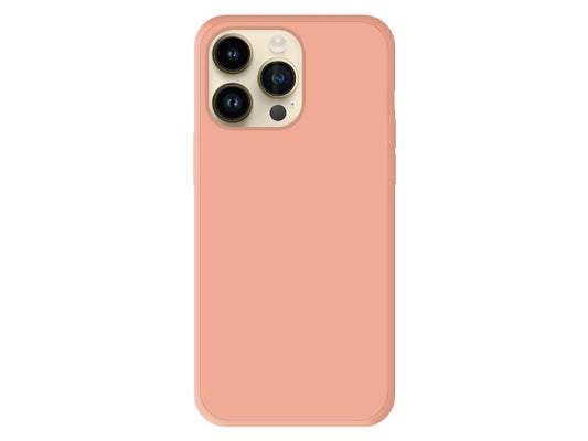 Coque Silicone Mat – Rose Pâle