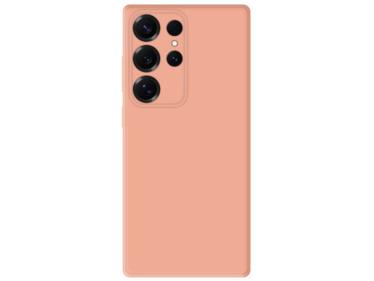 Coque Silicone Mat – Rose Pâle