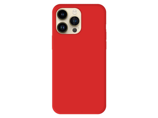 Coque Silicone Mat – Rouge Intense