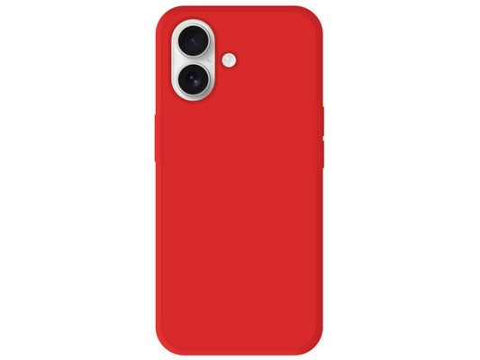 Coque Silicone Mat – Rouge Intense
