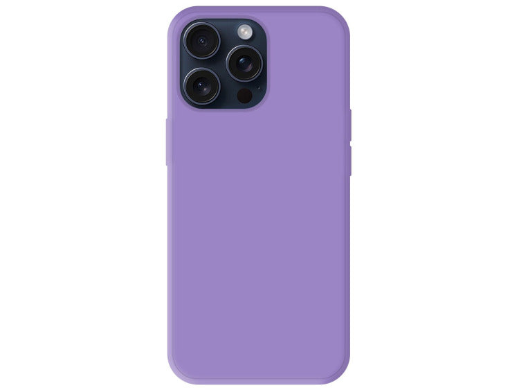 Coque Silicone Mat – Violet Pastel
