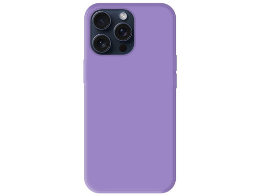 Coque Silicone Mat – Violet Pastel