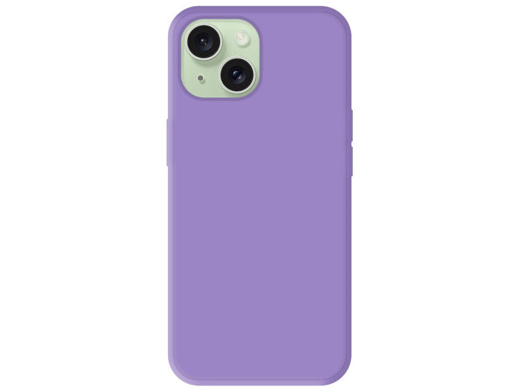 Coque Silicone Mat – Violet Pastel