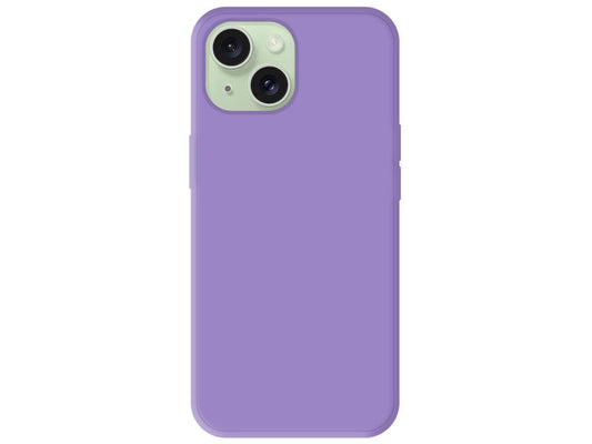 Coque Silicone Mat – Violet Pastel