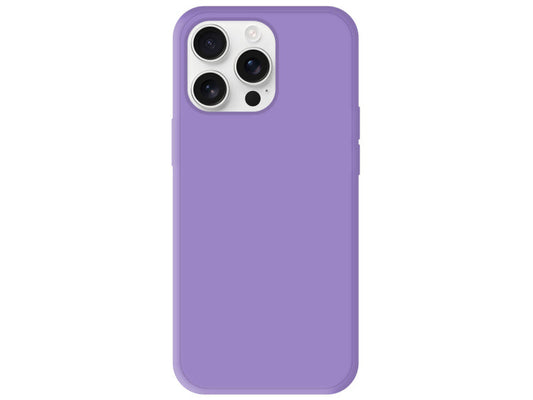 Coque Silicone Mat – Violet Pastel