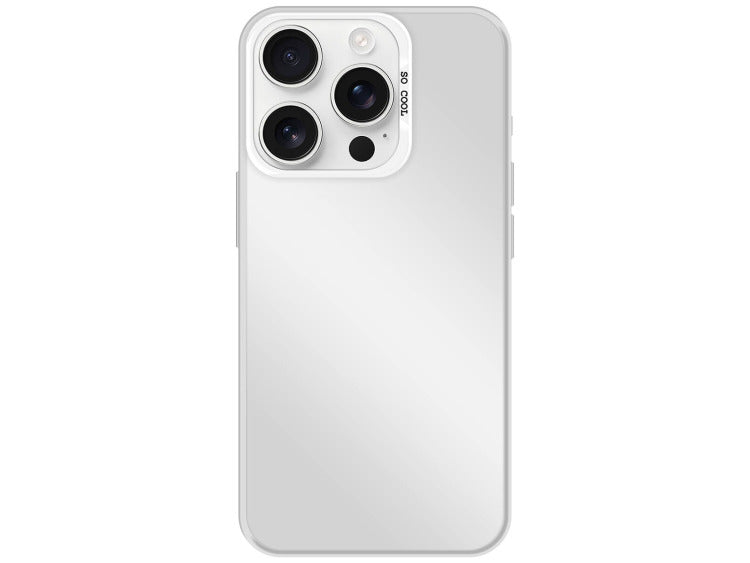 Coque Silicone So Cool – Argent Polaire