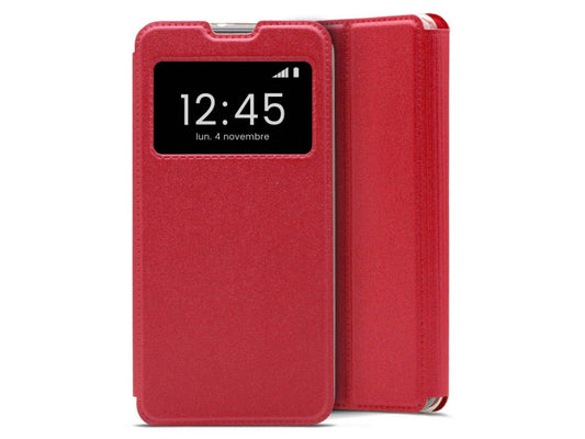 Étui Folio Fenêtre – Rouge Passion